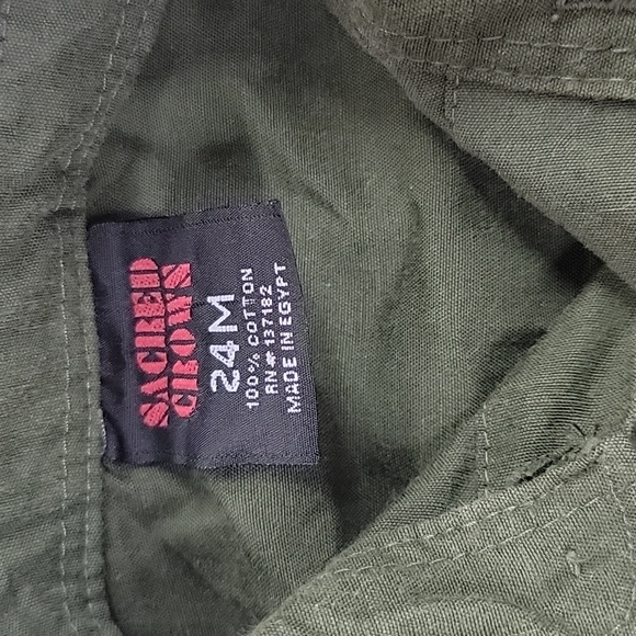 Sacred Crown Military Green Button Down 24M - Picture 3 of 6